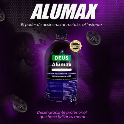 Alumax I Desengrasante profesional que hace brillar tu auto