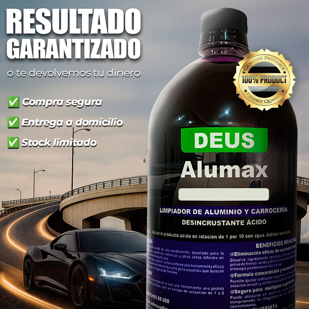 Alumax I Desengrasante profesional que hace brillar tu auto